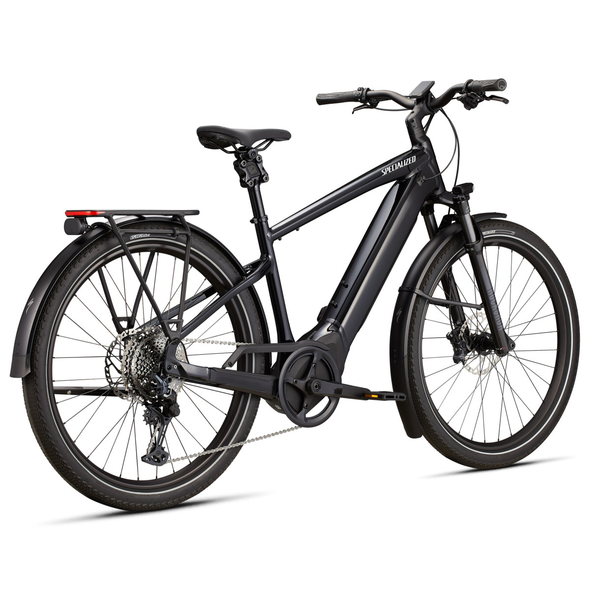 Specialized Turbo Vado 5.0 elektriskais velosipēds | Gloss Castblack - Satin Silver