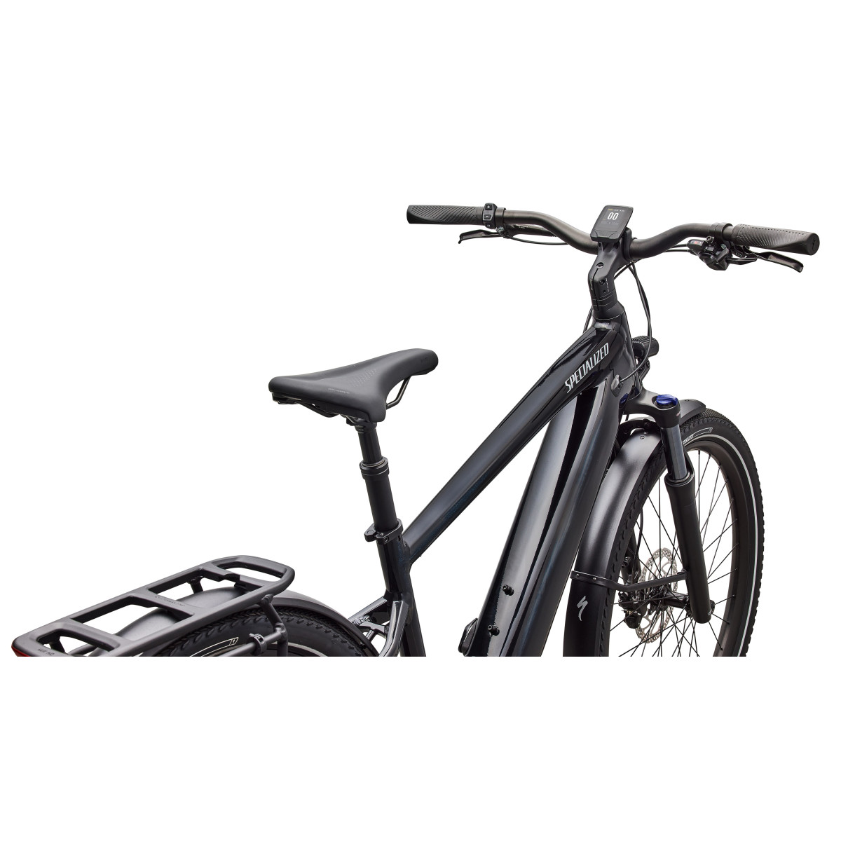 Specialized Turbo Vado 4.0 elektriskais velosipēds | Gloss Castblack - Satin Silver