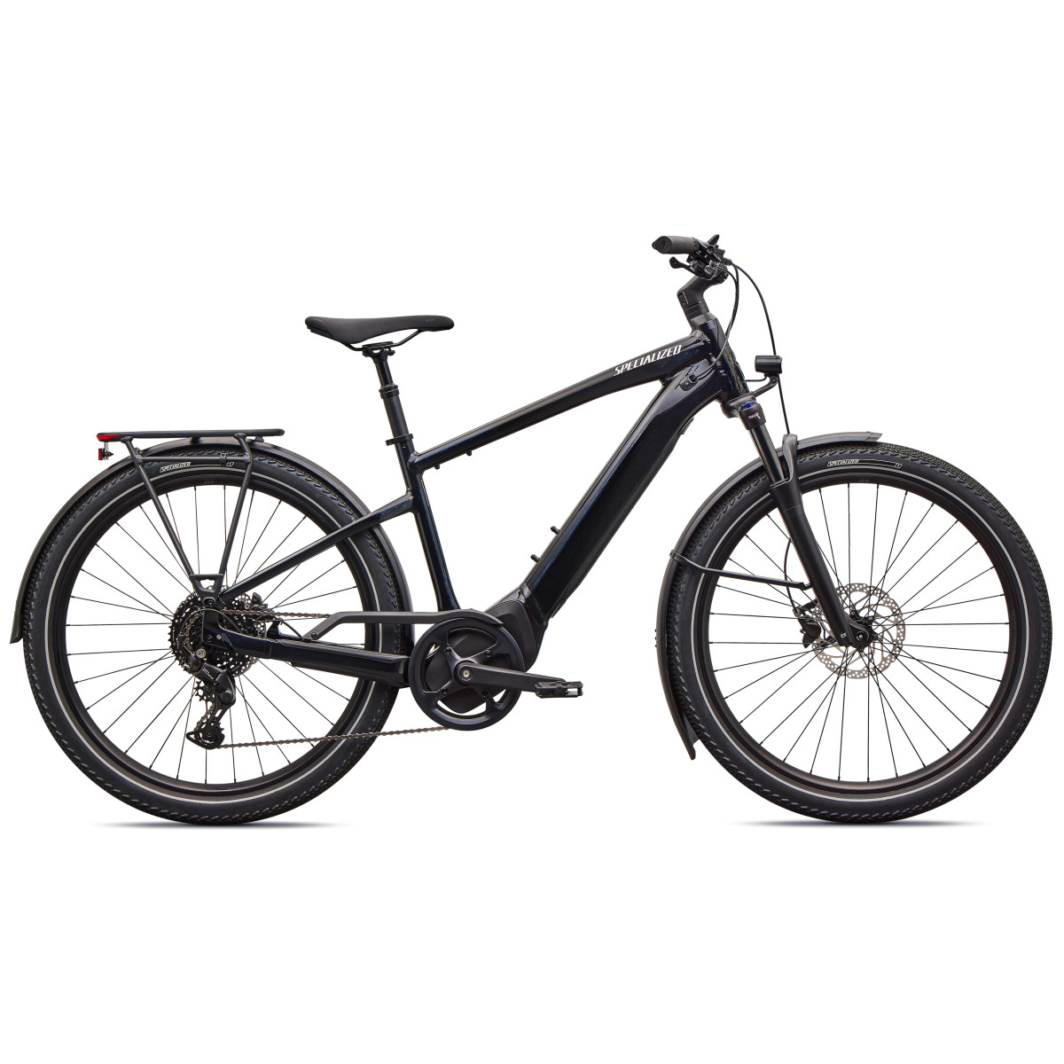 Specialized Turbo Vado 4.0 elektriskais velosipēds | Gloss Castblack - Satin Silver