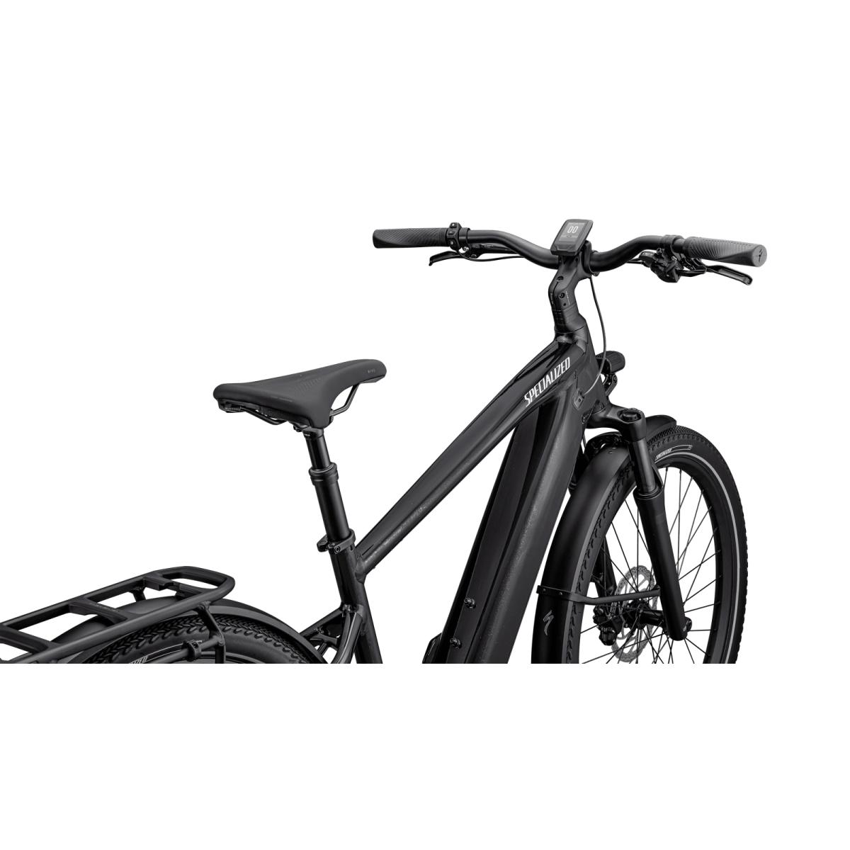 Specialized Turbo Vado 4.0 elektriskais velosipēds | Cast Black - Satin Silver Reflective