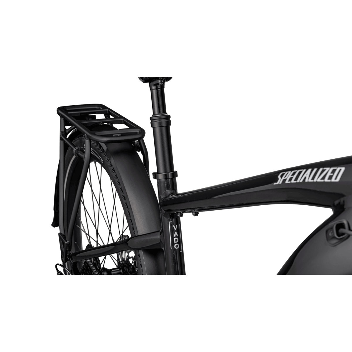 Specialized Turbo Vado 4.0 elektriskais velosipēds | Cast Black - Satin Silver Reflective