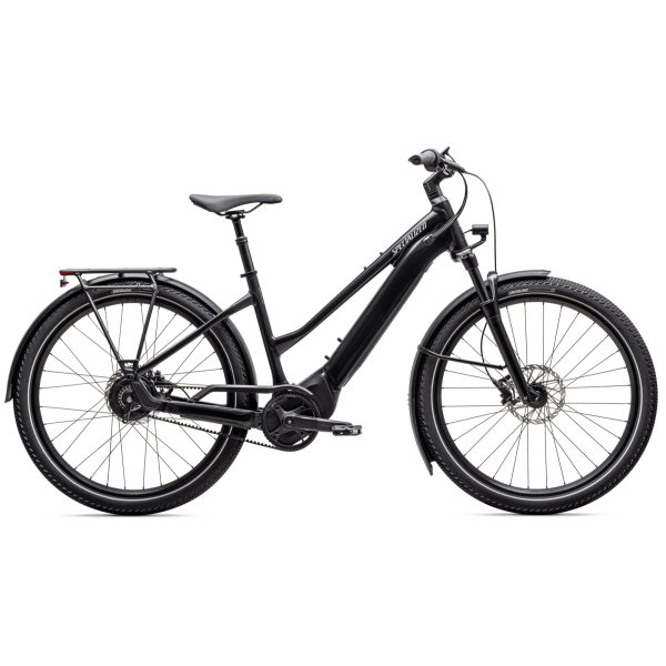 Specialized Turbo Vado 4.0 IGH Step-Through elektriskais velosipēds | Gloss Castblack - Satin Silver Reflective