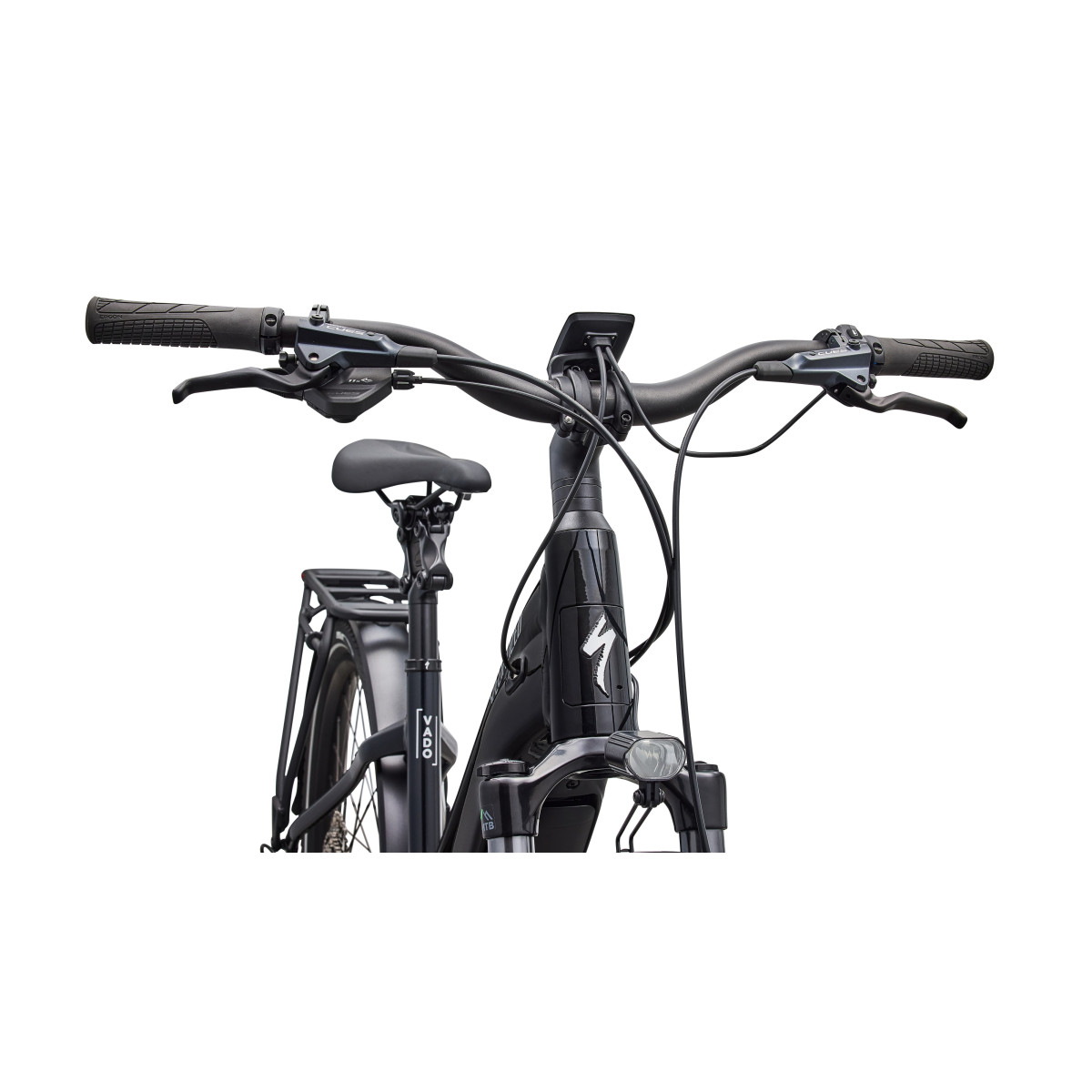 Specialized Turbo Vado 5.0 Step-Through elektriskais velosipēds | Gloss Castblack - Satin Silver Reflective