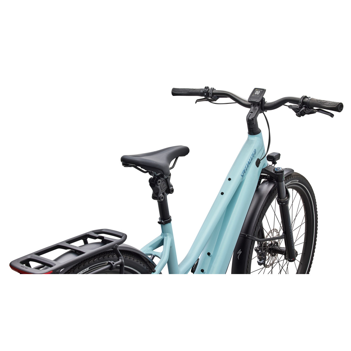 Specialized Turbo Vado 5.0 Step-Through elektriskais velosipēds | Gloss Seafoam - Lapis Pearl