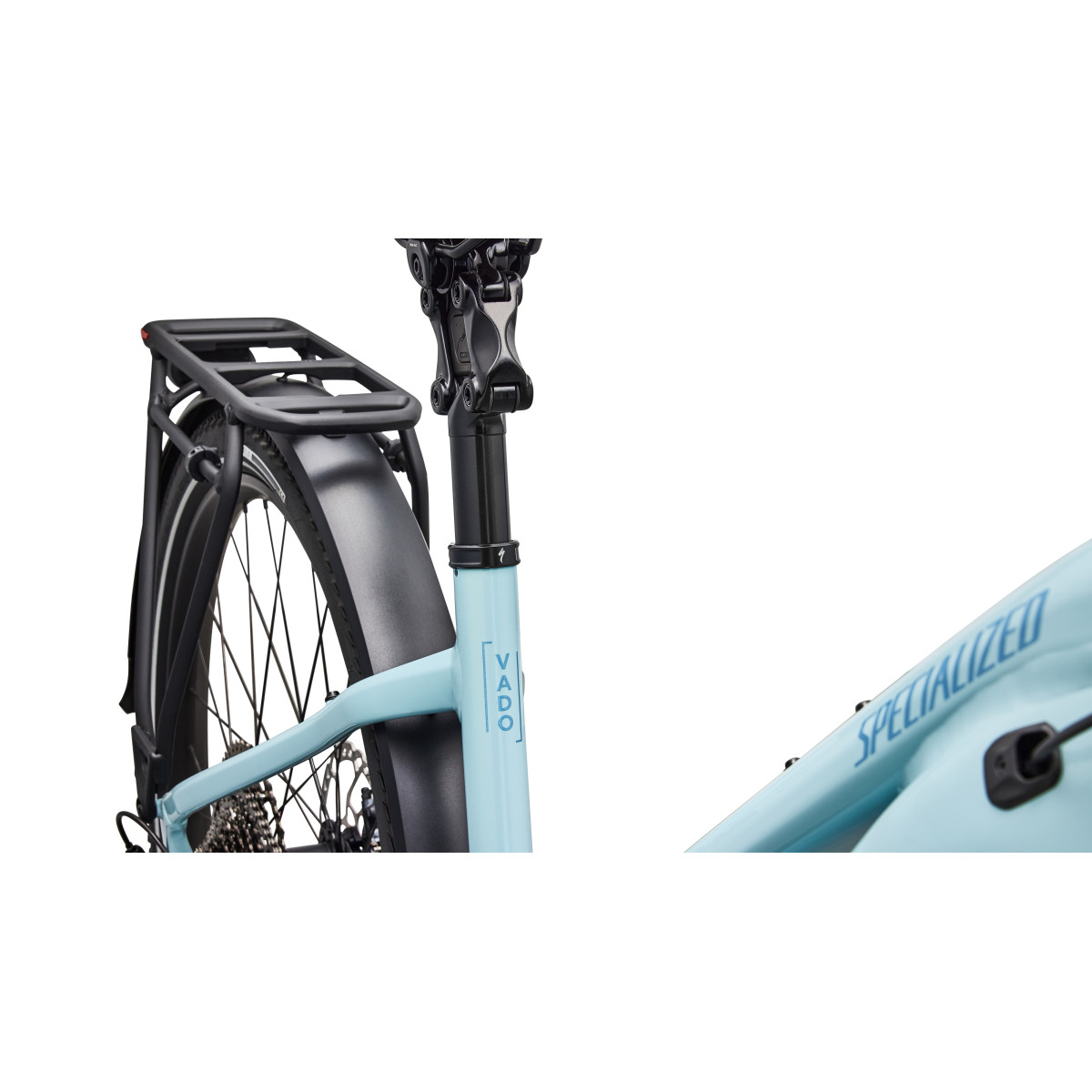 Specialized Turbo Vado 5.0 Step-Through elektriskais velosipēds | Gloss Seafoam - Lapis Pearl