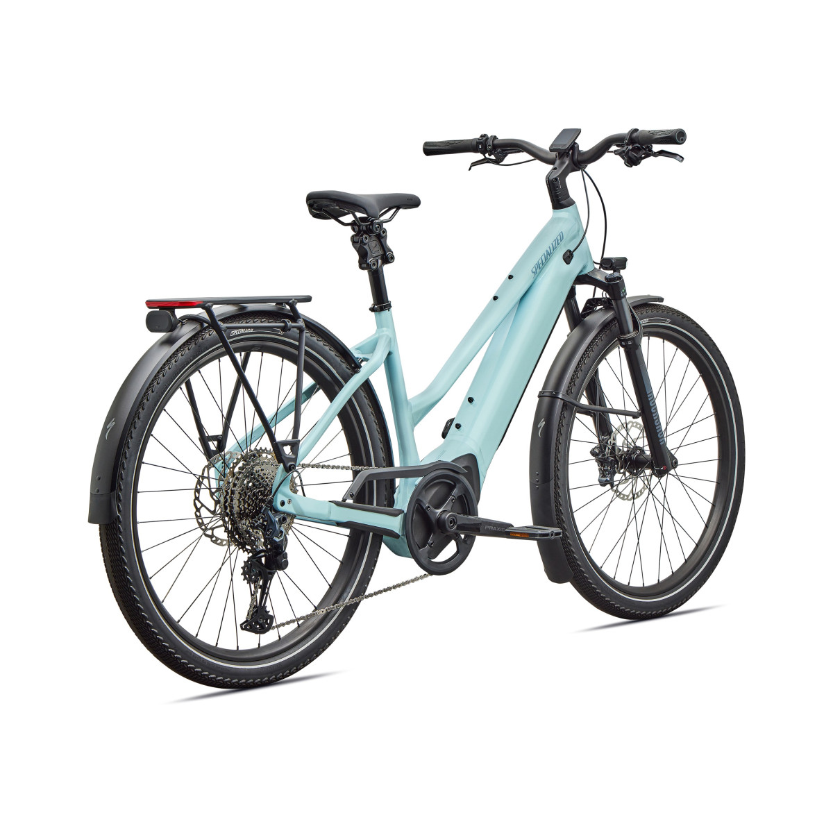Specialized Turbo Vado 5.0 Step-Through elektriskais velosipēds | Gloss Seafoam - Lapis Pearl