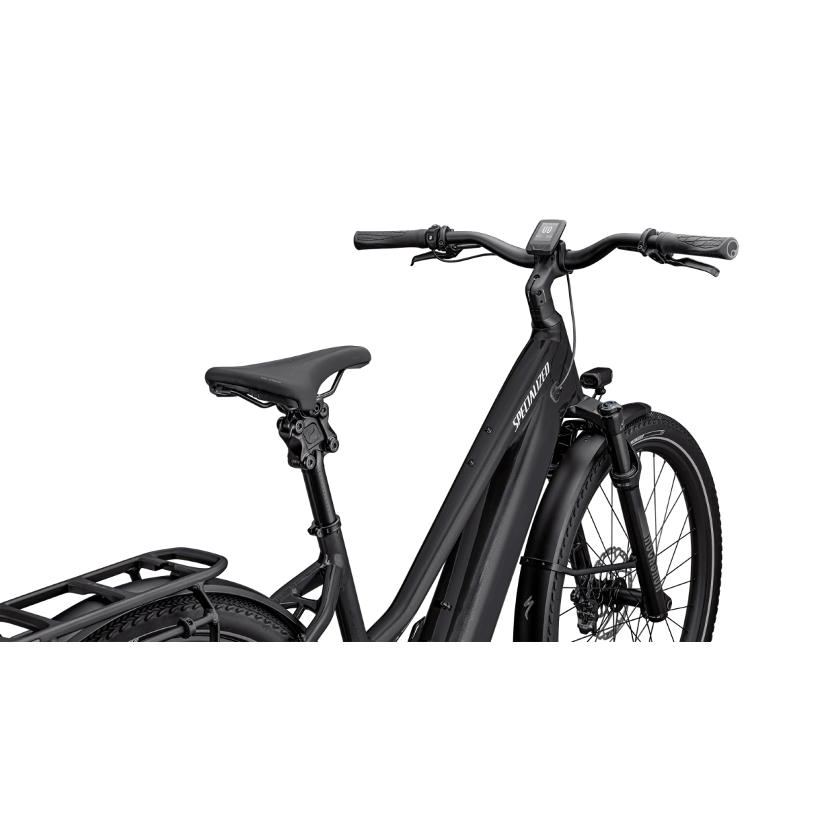 Specialized Turbo Vado 5.0 IGH Step-Through elektriskais velosipēds | Castblack - Satin Silver Reflective