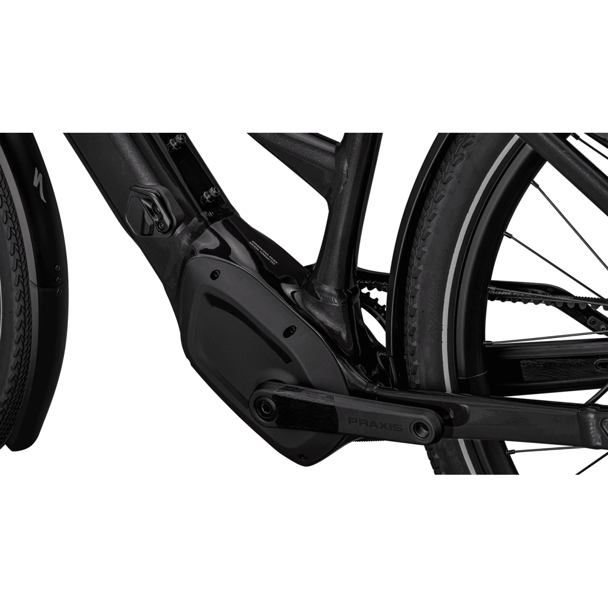 Specialized Turbo Vado 5.0 IGH Step-Through elektriskais velosipēds | Castblack - Satin Silver Reflective