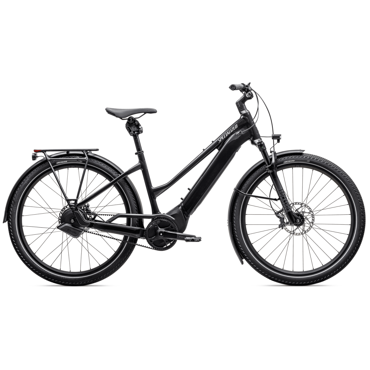 Specialized Turbo Vado 5.0 IGH Step-Through elektriskais velosipēds | Castblack - Satin Silver Reflective