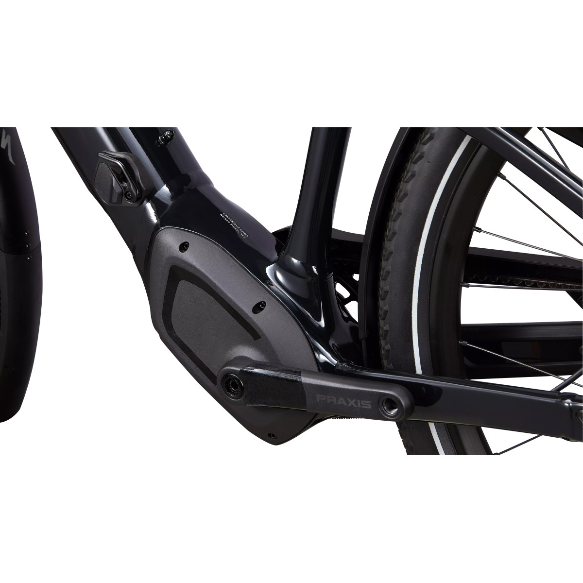 Specialized Turbo Vado 5.0 IGH elektriskais velosipēds | Gloss Castblack - Satin Silver