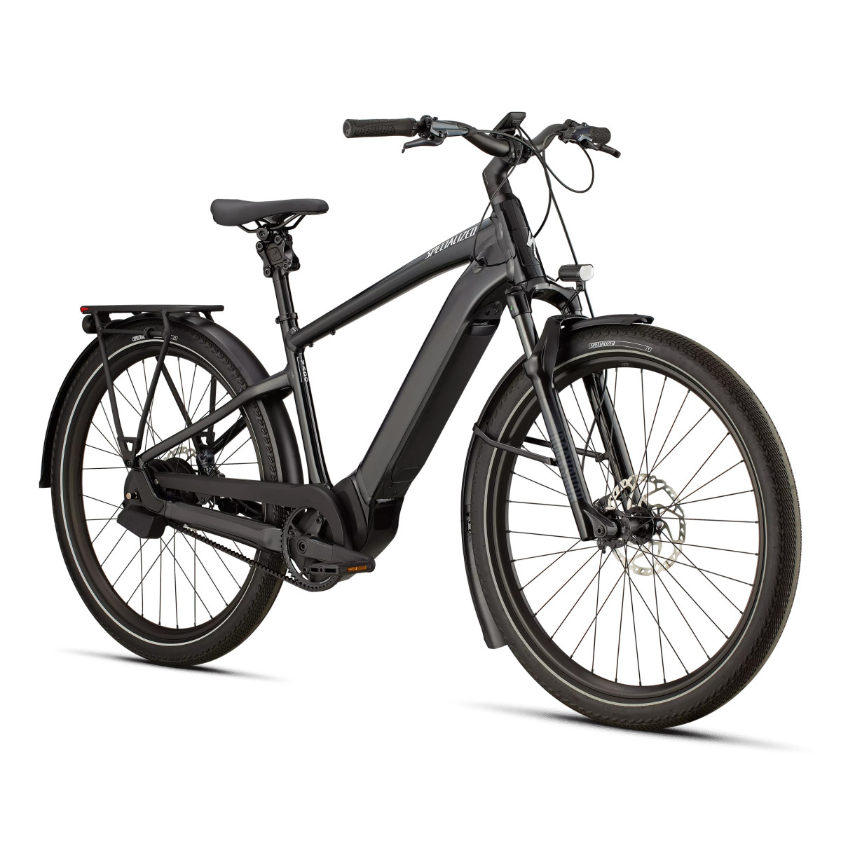 Specialized Turbo Vado 5.0 IGH elektriskais velosipēds | Gloss Castblack - Satin Silver
