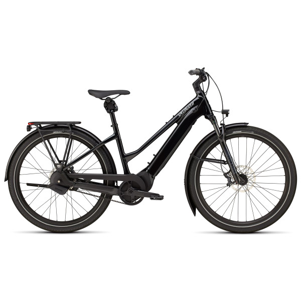 Specialized Turbo Vado 5.0 IGH Step-Through elektriskais velosipēds | Gloss Castblack - Satin Silver
