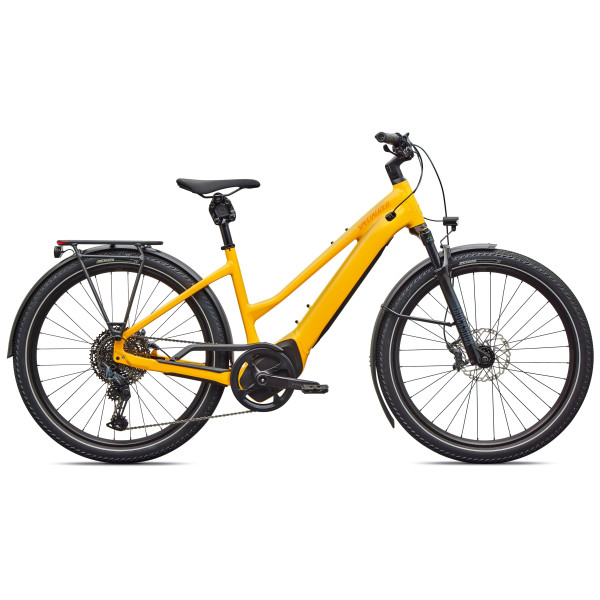 Specialized Turbo Vado 5.0 Step-Through elektriskais velosipēds | Gloss California Sunshine - Orange Zest