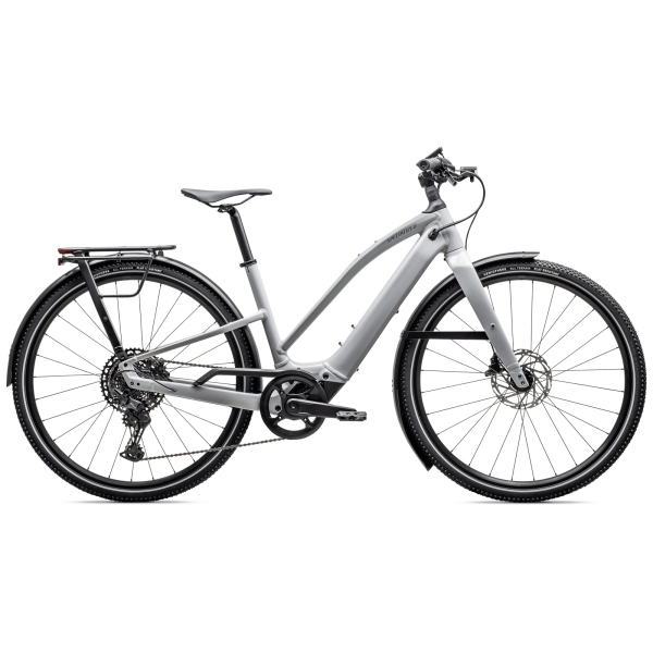 Specialized Turbo Vado SL 2 5.0 Step-Through elektrovelosipēds | Gloss Dove Gray - Cool Grey Frost