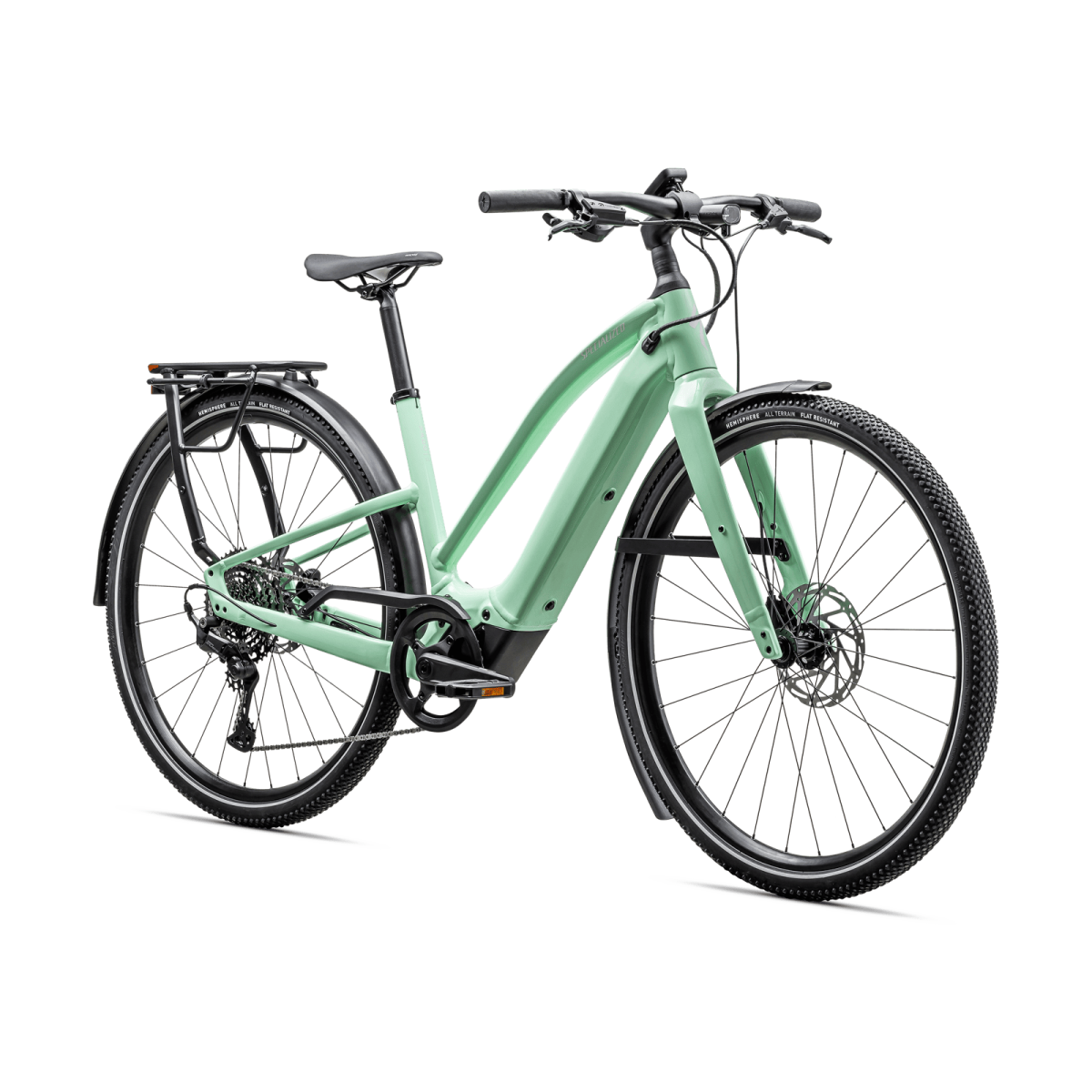 Specialized Turbo Vado SL 2 4.0 Step-Through elektrovelosipēds | Gloss Oasis - Dune White Frost