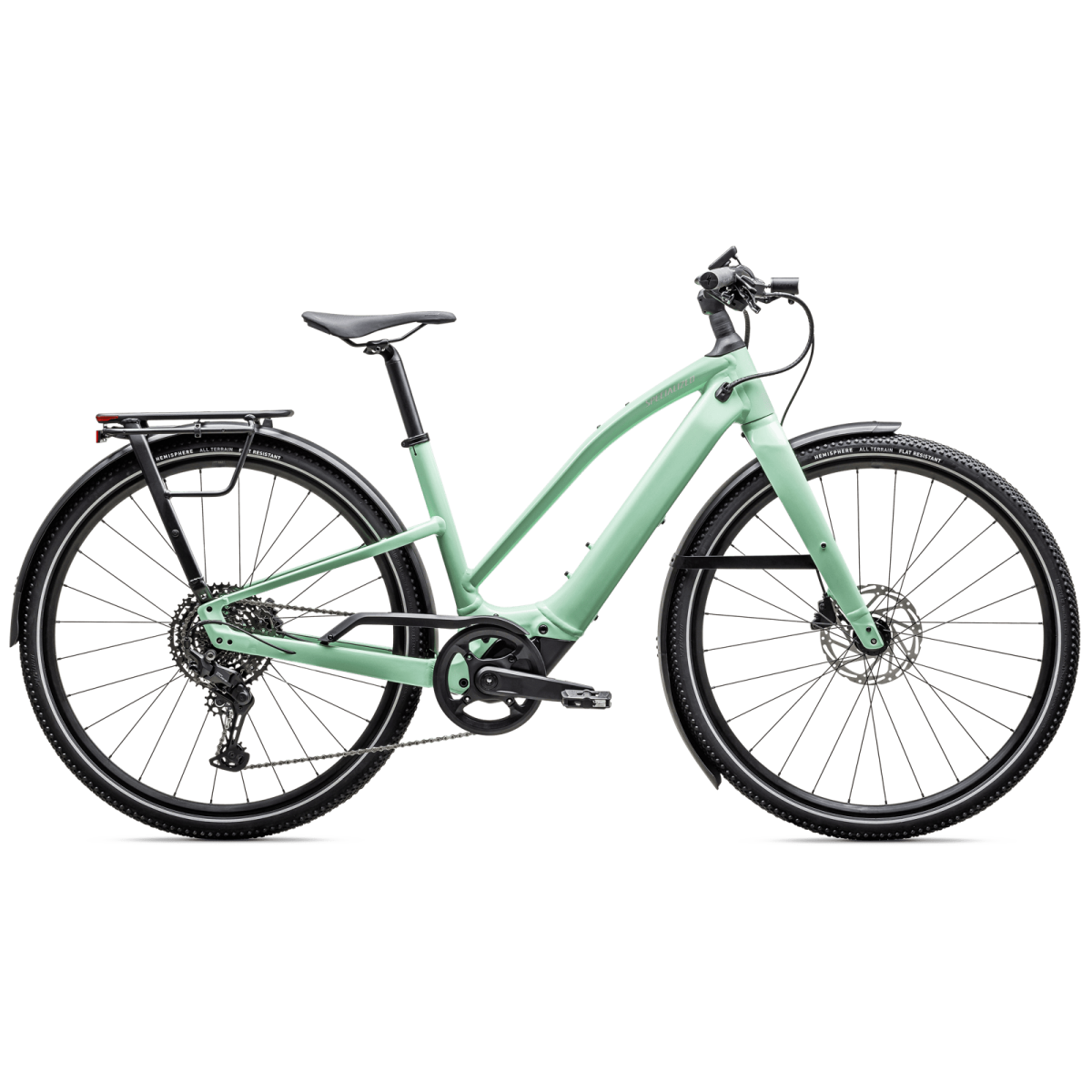 Specialized Turbo Vado SL 2 4.0 Step-Through elektrovelosipēds | Gloss Oasis - Dune White Frost