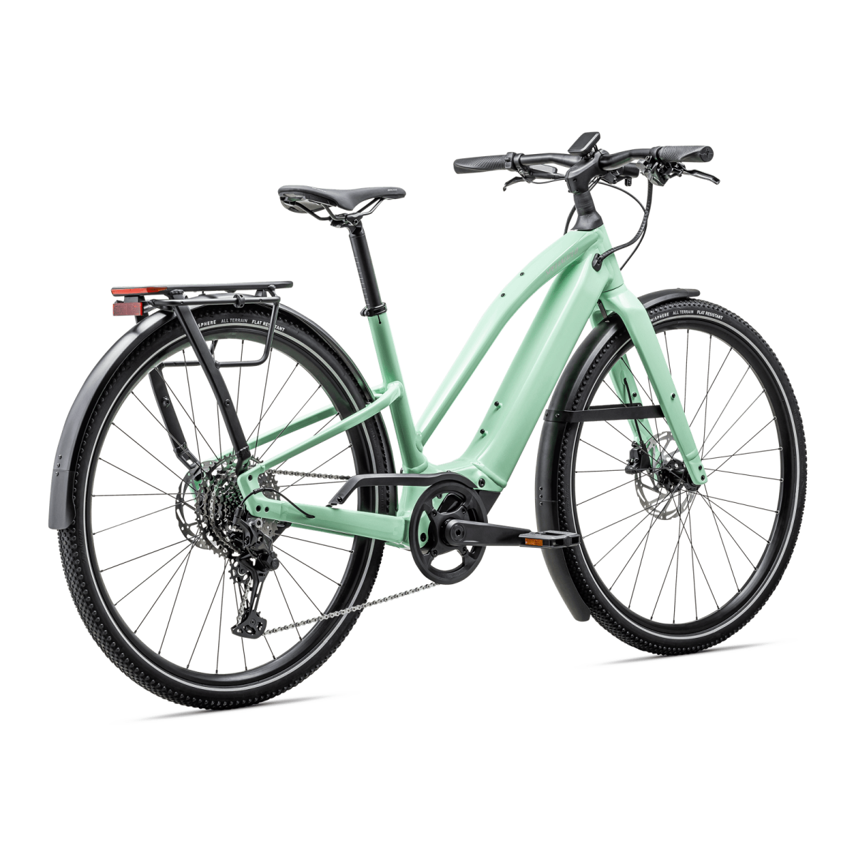 Specialized Turbo Vado SL 2 4.0 Step-Through elektrovelosipēds | Gloss Oasis - Dune White Frost