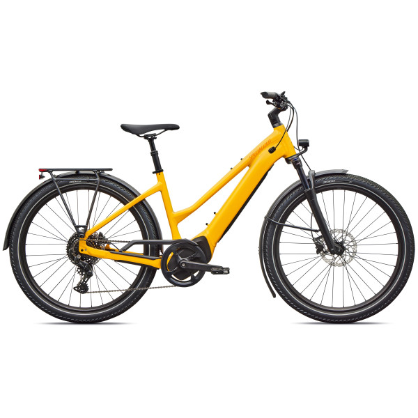 Specialized Turbo Vado 4.0 Step-Through elektriskais velosipēds | Gloss California Sunshine - Orange Zest