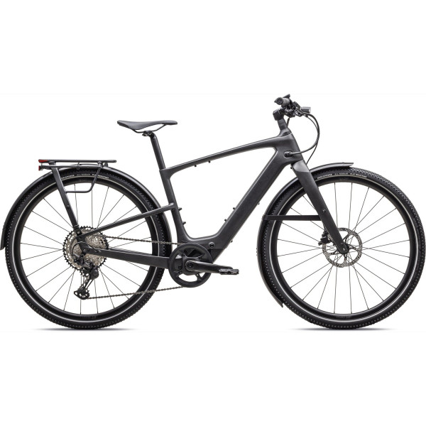 Specialized Turbo Vado SL 2 6.0 EQ Carbon elektrovelosipēds | Satin Black Micro Speckle - Obsidian Frost