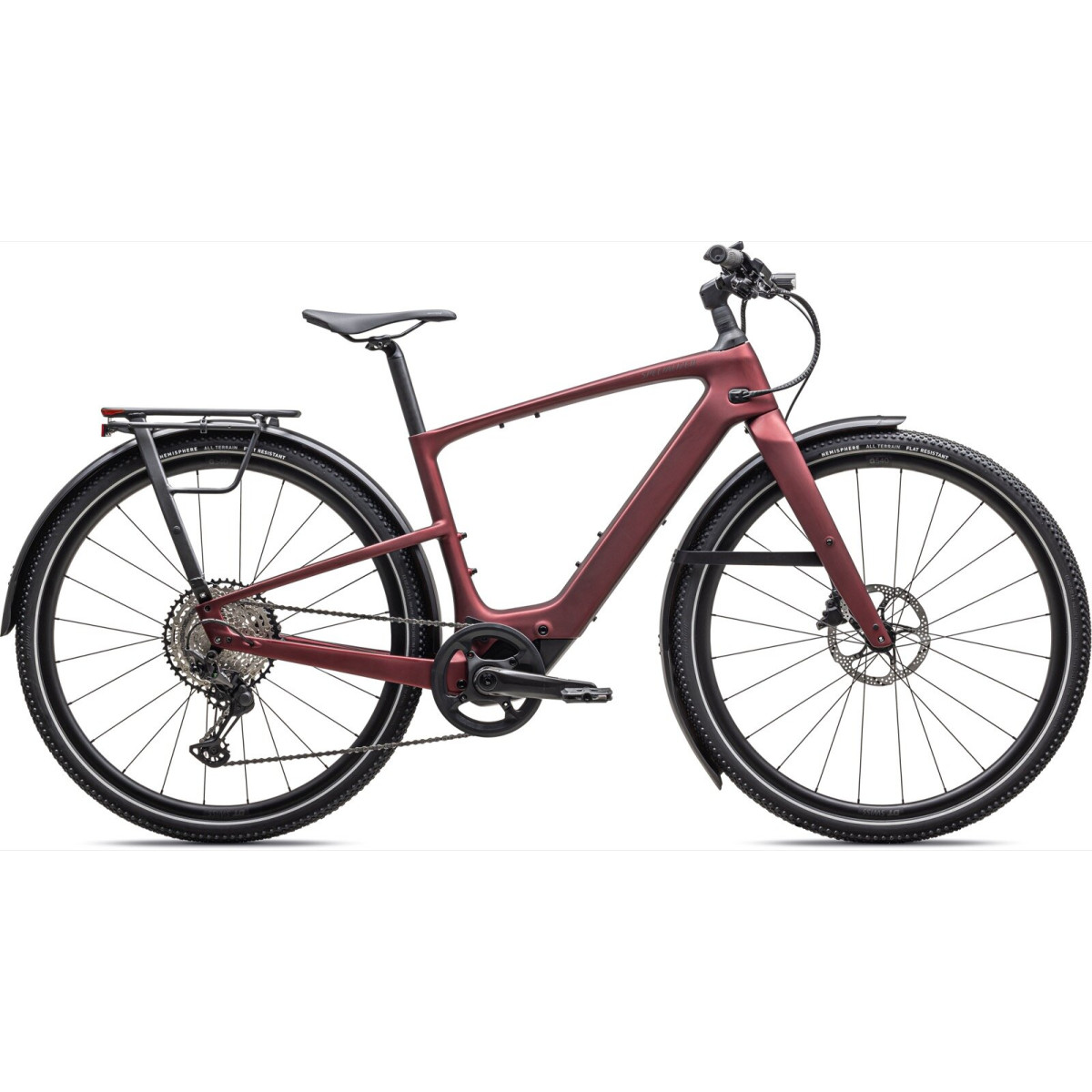 Specialized Turbo Vado SL 2 6.0 EQ Carbon elektrovelosipēds | Satin Red Sky - Red Onyx Frost