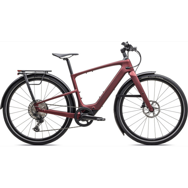 Specialized Turbo Vado SL 2 6.0 EQ Carbon elektrovelosipēds | Satin Red Sky - Red Onyx Frost
