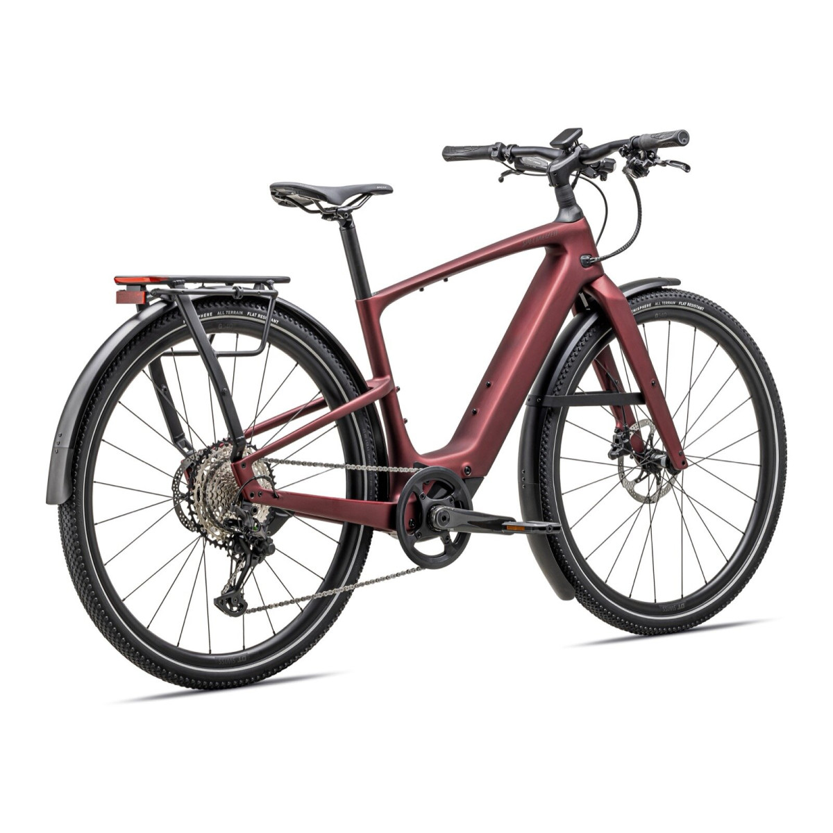 Specialized Turbo Vado SL 2 6.0 EQ Carbon elektrovelosipēds | Satin Red Sky - Red Onyx Frost