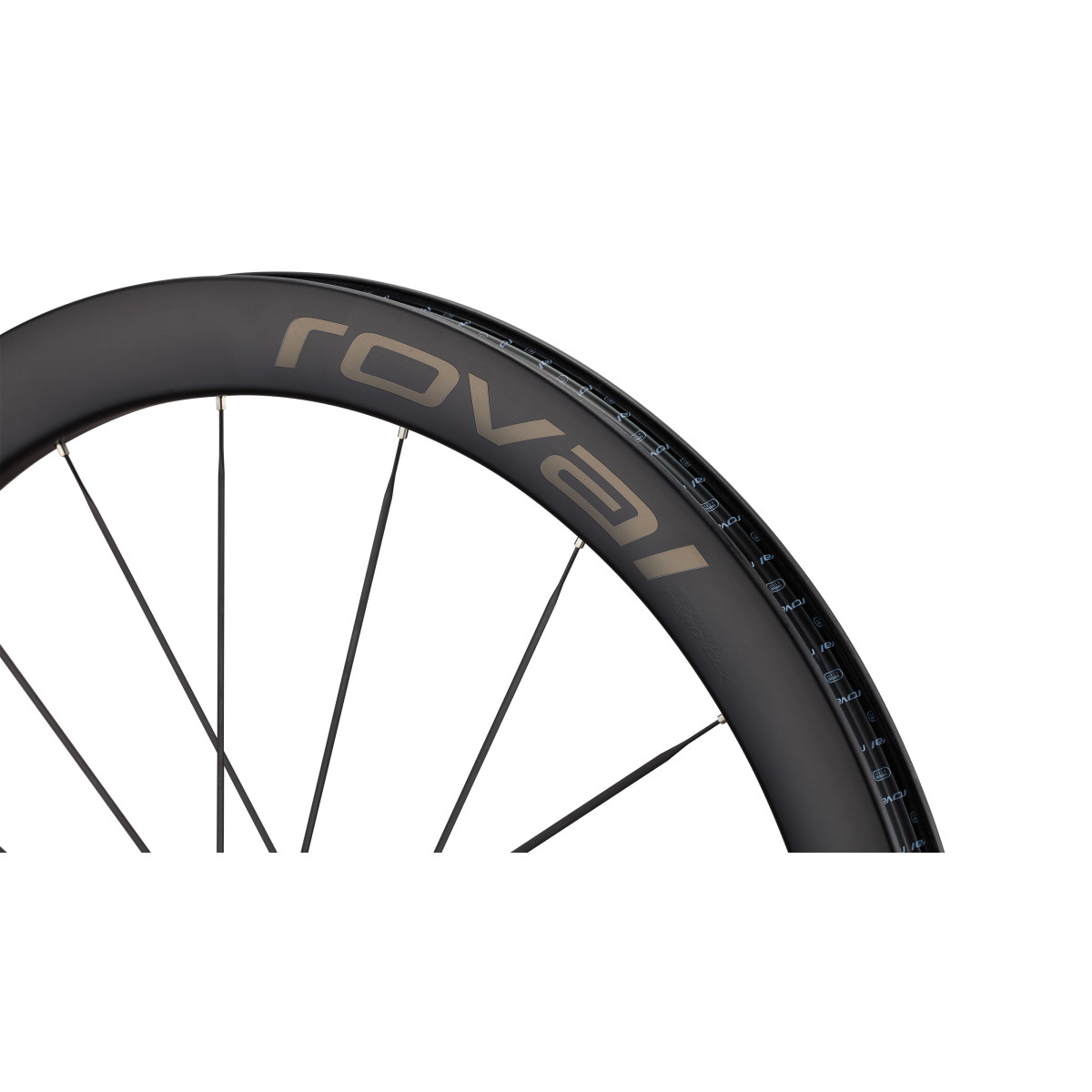 Roval Terra Aero CLX oglekļa priekšējais ritenis | Satin Carbon - Gloss Black