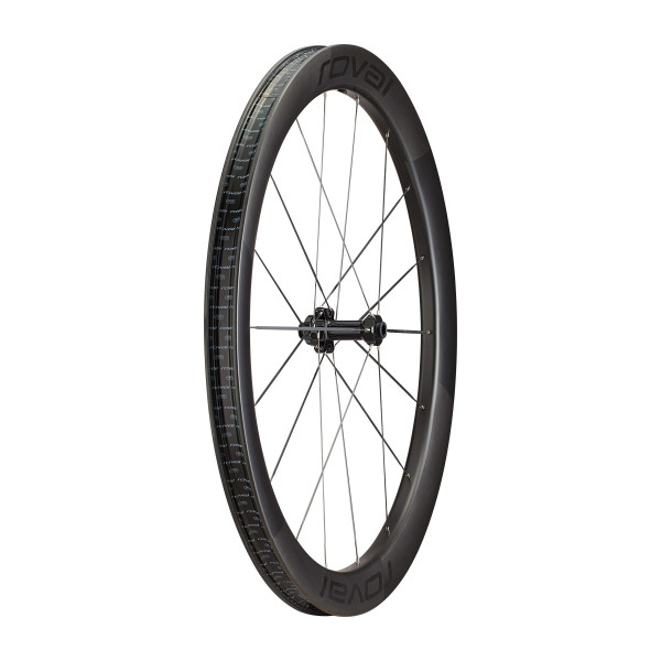 Roval Terra Aero CLX oglekļa priekšējais ritenis | Satin Carbon - Gloss Black Roval Terra Aero CLX oglekļa priekšējais ritenis | Satin Carbon - Gloss Black