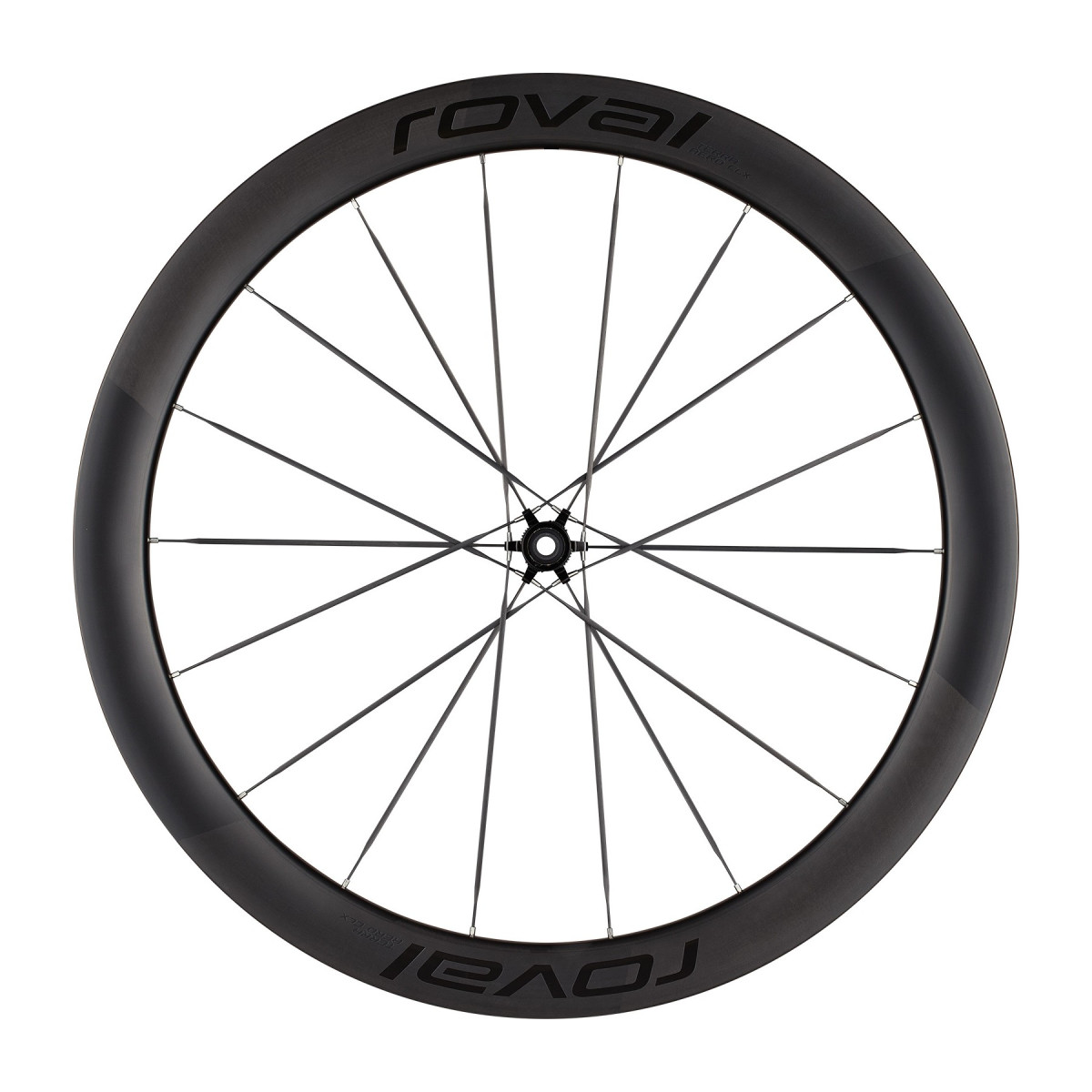 Roval Terra Aero CLX oglekļa priekšējais ritenis | Satin Carbon - Gloss Black