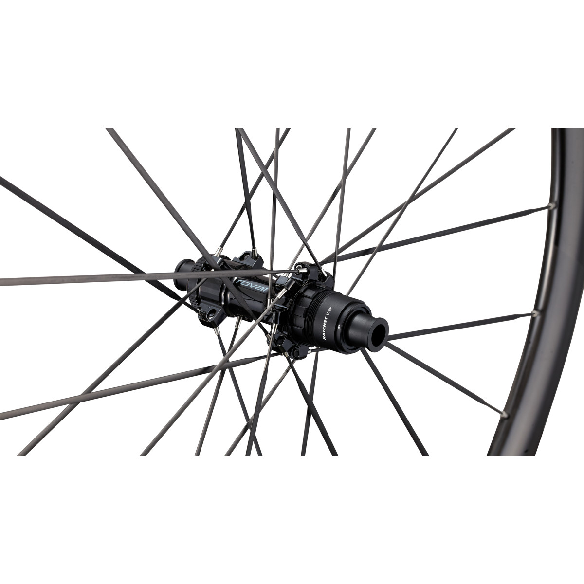 Roval Alpinist CLX III oglekļa aizmugurējais ritenis | Gloss Carbon - Gloss White