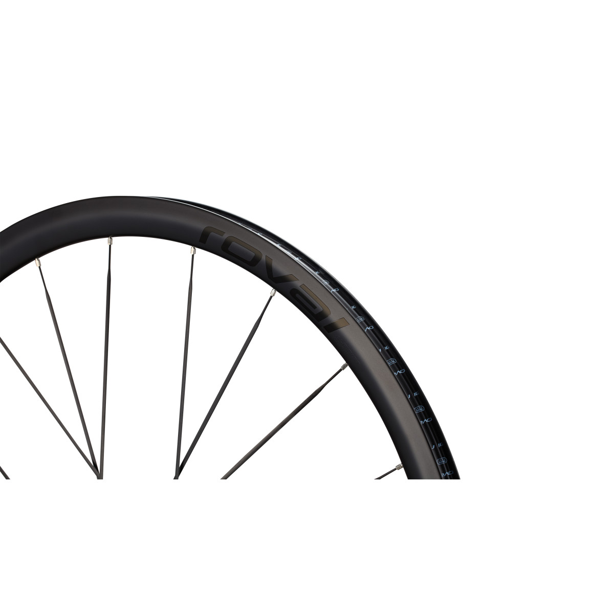 Roval Alpinist CLX III oglekļa priekšējais ritenis | Satin Carbon - Gloss Black