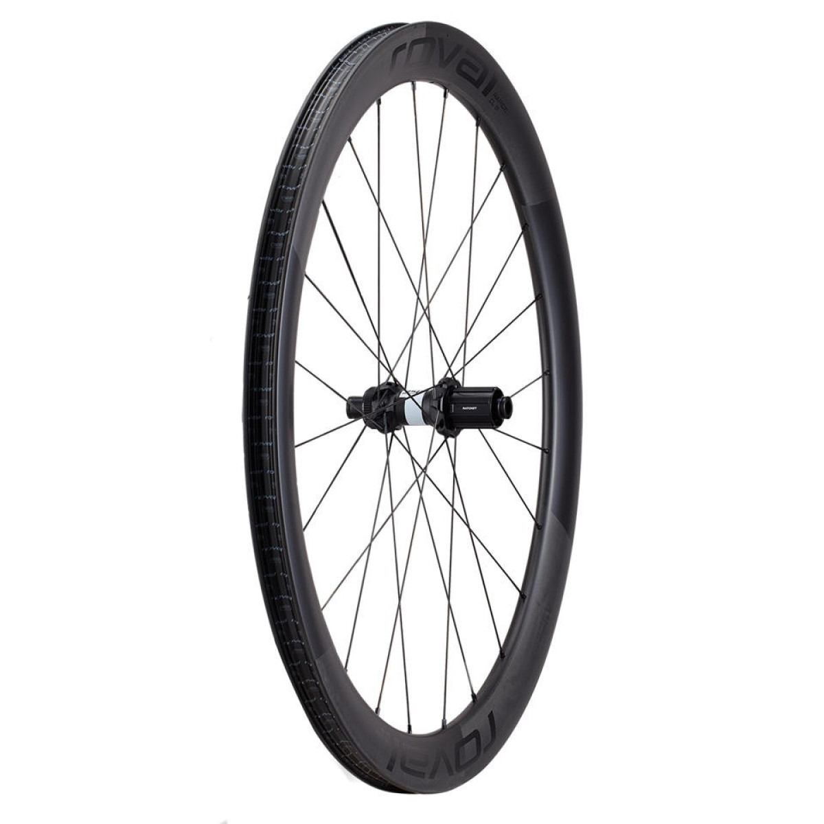 Roval Rapide CL III Carbon aizmugurējais ritenis | Satin Carbon - Gloss Black