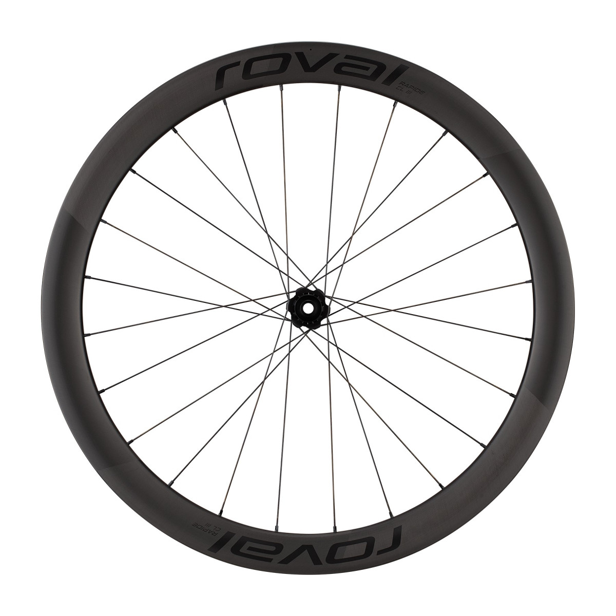 Roval Rapide CL III Carbon aizmugurējais ritenis | Satin Carbon - Gloss Black