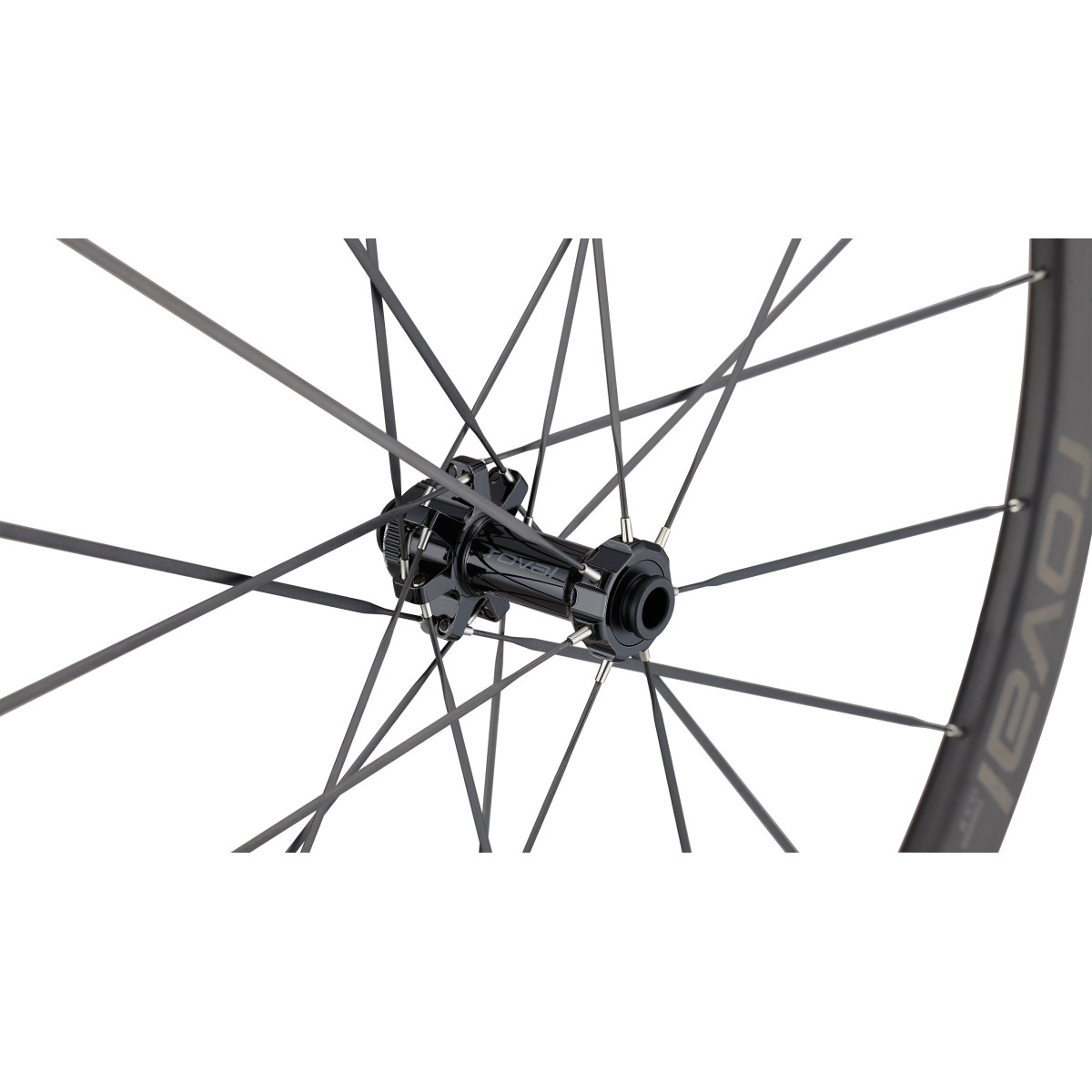 Roval Terra CLX III oglekļa priekšējais ritenis | Satin Carbon - Gloss Black