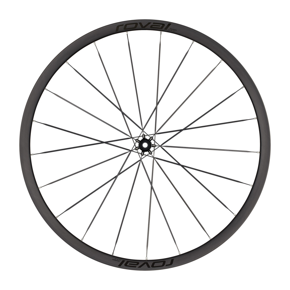 Roval Terra CLX III oglekļa priekšējais ritenis | Satin Carbon - Gloss Black