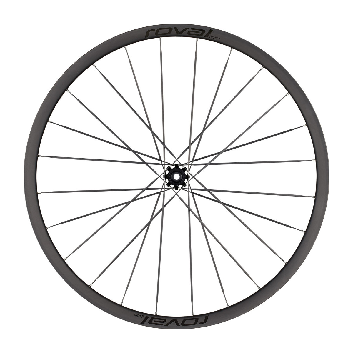Roval Terra CLX III aizmugurējais ritenis | Satin Carbon - Gloss Black