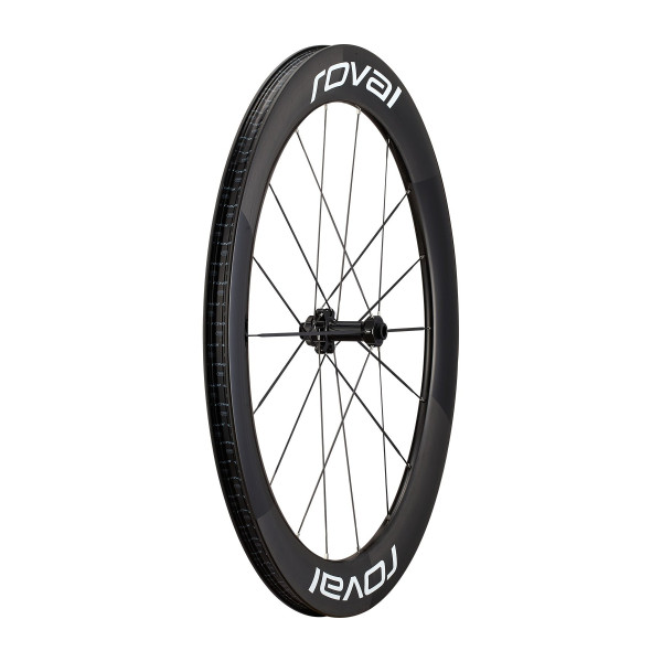 Roval Rapide Sprint CLX Carbon priekšējais ritenis | Gloss Carbon - Gloss White
