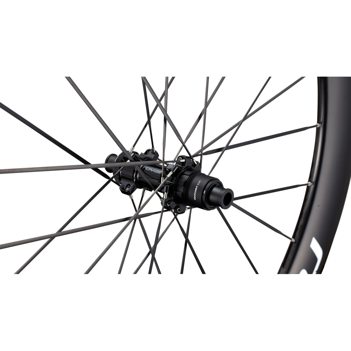 Roval Rapide Sprint CLX Carbon aizmugurējais ritenis | Gloss Carbon - Gloss White