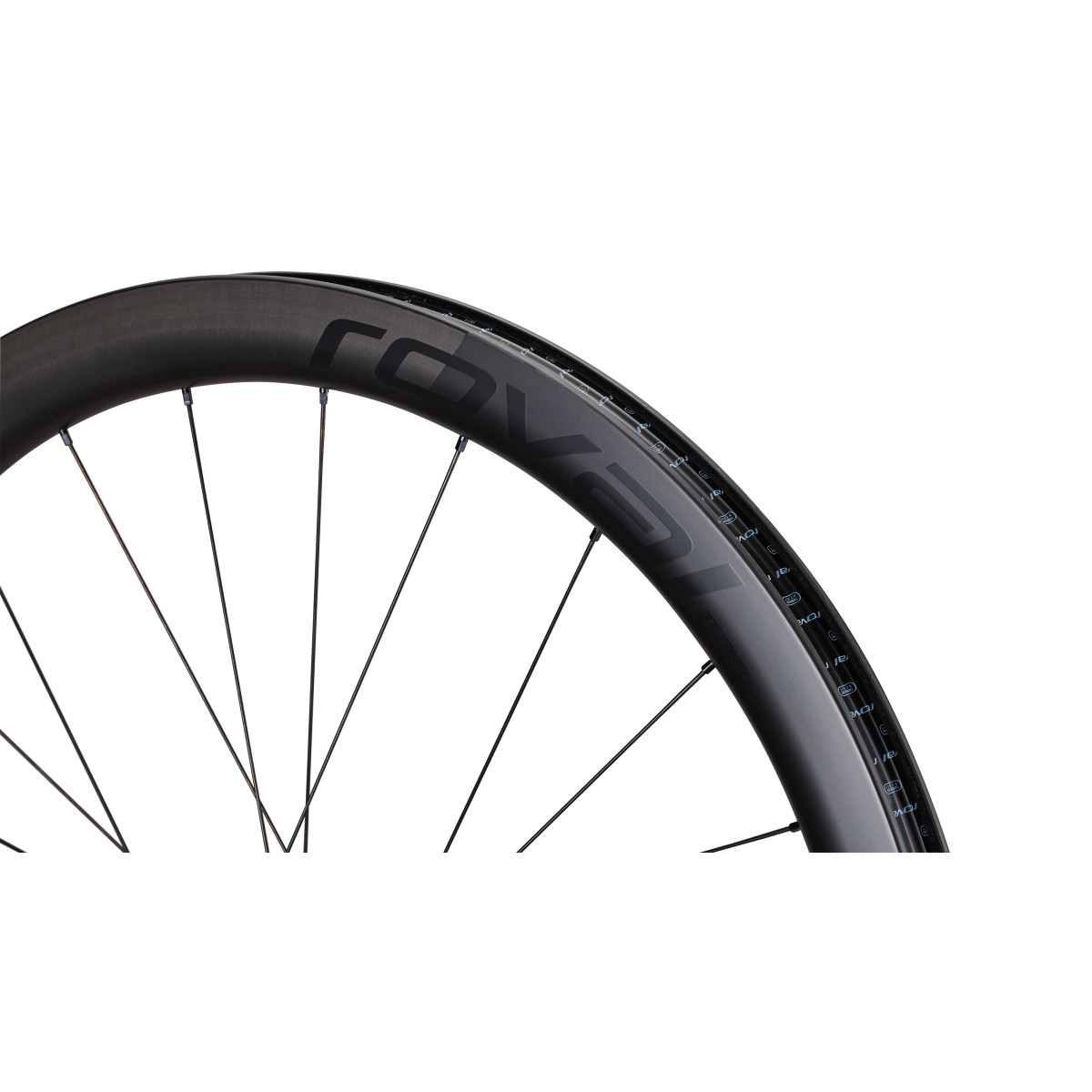 Roval Terra Aero CL karbona aizmugurējais ritenis | Satin Carbon - Gloss Black