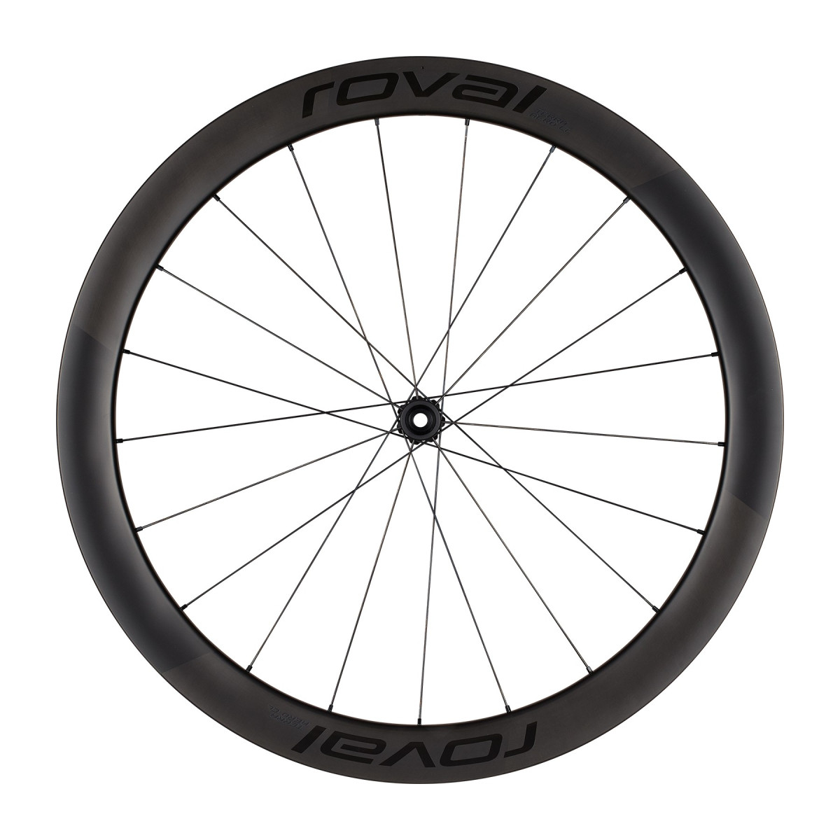 Roval Terra Aero CL karbona priekšējais ritenis | Satin Carbon - Gloss Black