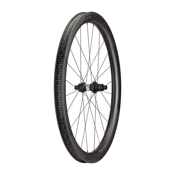Roval Terra Aero CL karbona aizmugurējais ritenis | Satin Carbon - Gloss Black