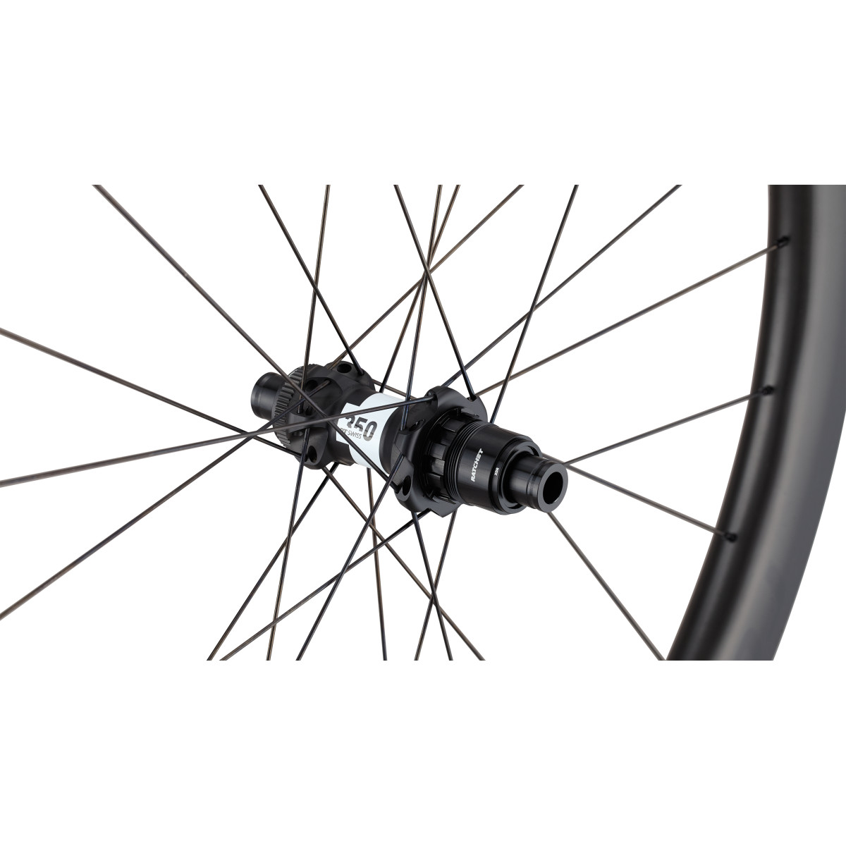 Roval Terra Aero CL karbona aizmugurējais ritenis | Satin Carbon - Gloss Black
