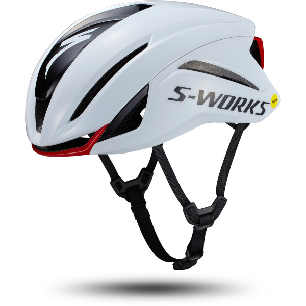 S-Works Evade 4 ķivere | White - Red S-Works Evade 4 ķivere | White - Red