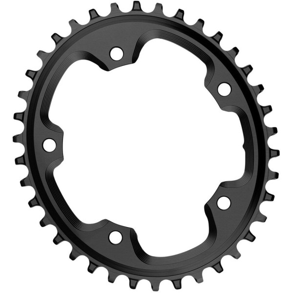 AbsoluteBlack CX ovāls 5 zaru zobrats | 110 BCD | 1x12/11/10 ātrumu AbsoluteBlack CX ovāls 5 zaru zobrats | 110 BCD | 1x12/11/10 ātrumu