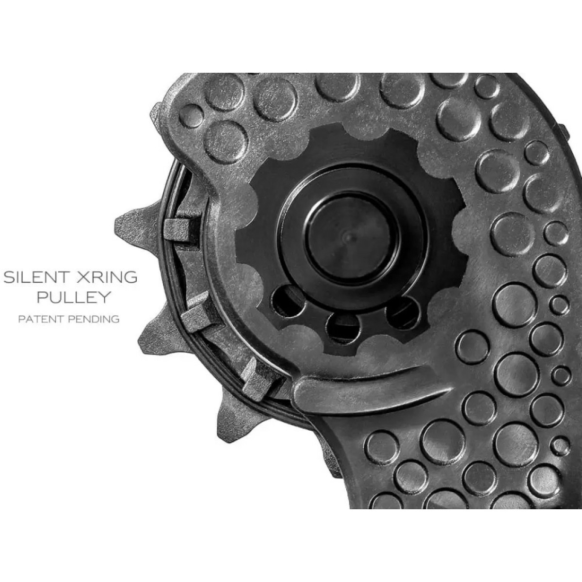 absoluteBlack HOLLOWcage® DuraAce 9250 Carbon Ceramic Oversized Derailleur Pulley Cage | Black