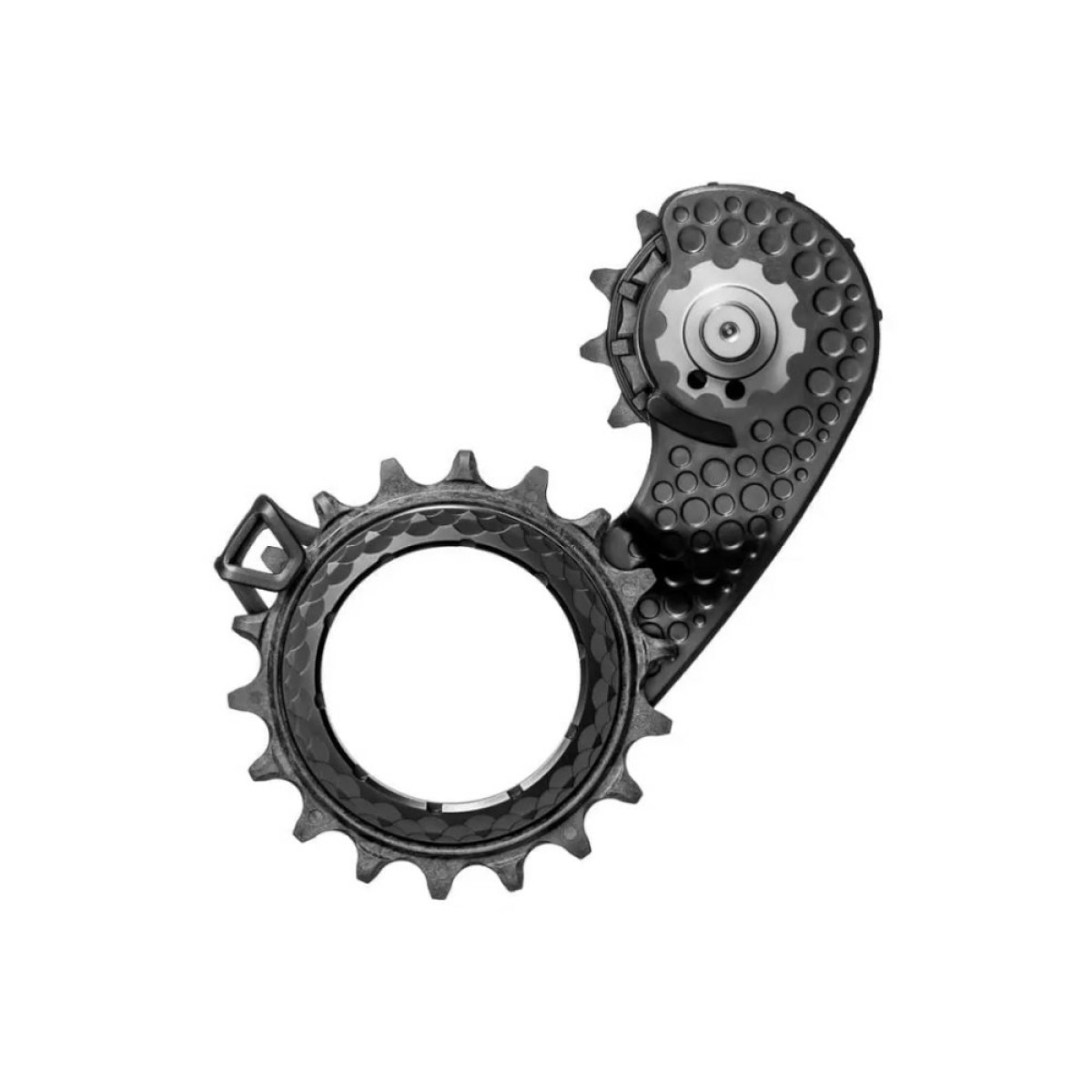 absoluteBlack HOLLOWcage® DuraAce 9250 Carbon Ceramic Oversized Derailleur Pulley Cage | Black