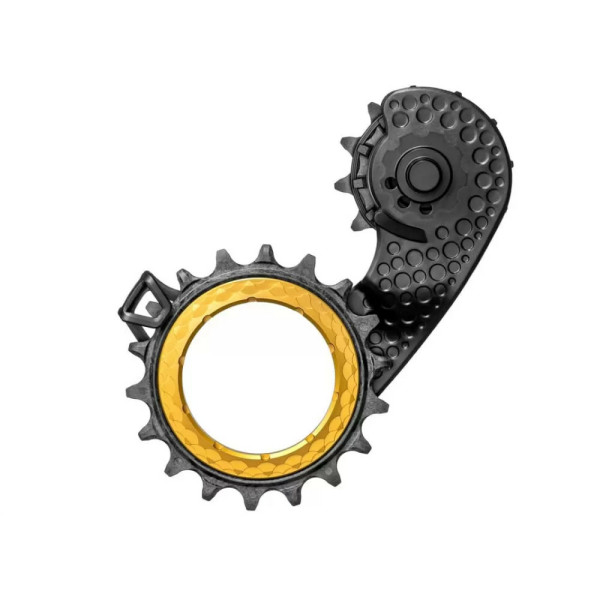 absoluteBlack HOLLOWcage® Shimano 9100/8000 Carbon Ceramic Oversized Derailleur Pulley Cage | Zelts absoluteBlack HOLLOWcage® Shimano 9100/8000 Carbon Ceramic Oversized Derailleur Pulley Cage | Zelts