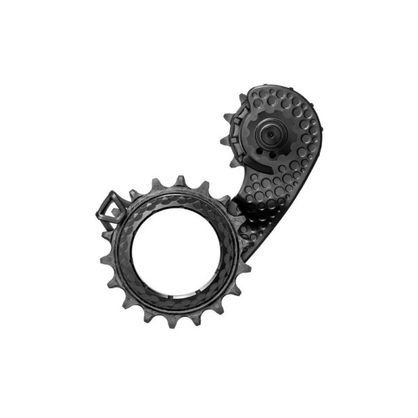 absoluteBlack HOLLOWcage® Ultegra 8150 Carbon Ceramic Oversized Derailleur Pulley Cage | Black