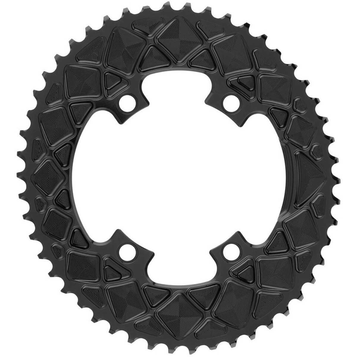 AbsoluteBlack Oval Premium Shimano zobrats | 110 BCD | 2x11/10 ātrumu