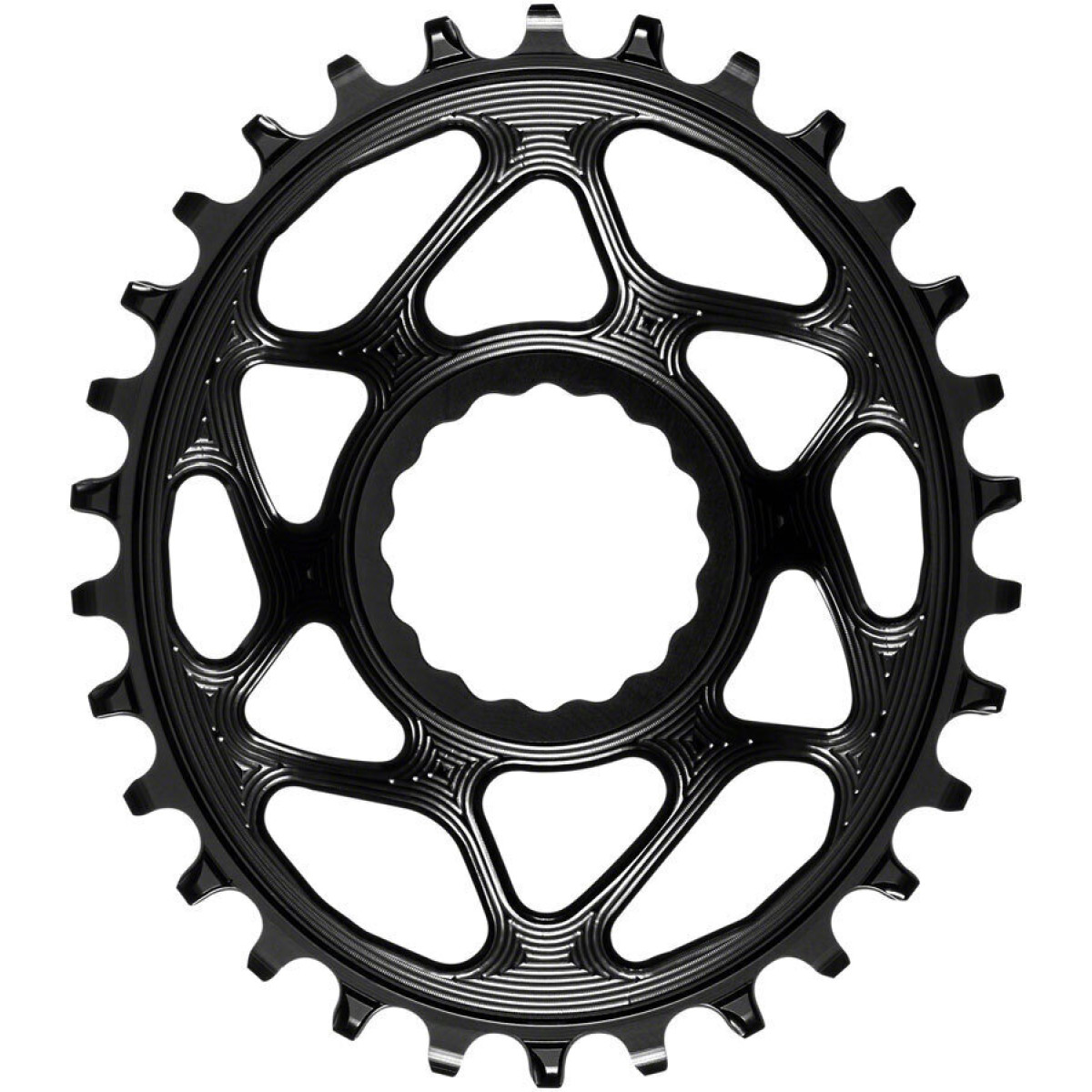 AbsoluteBlack RaceFace Oval Cinch BOOST148 zobrats | 3 mm nobīde | DM | 1x12/11/10 ātrumu | Black